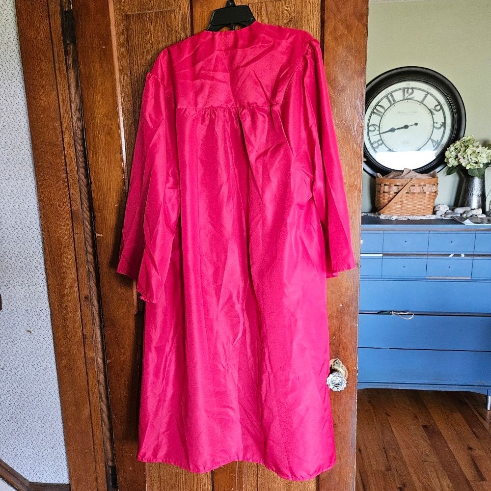 Jostens Red Graduation Gown 5'7" – 5'9" | Classic Cap & Gown Ceremony Wear